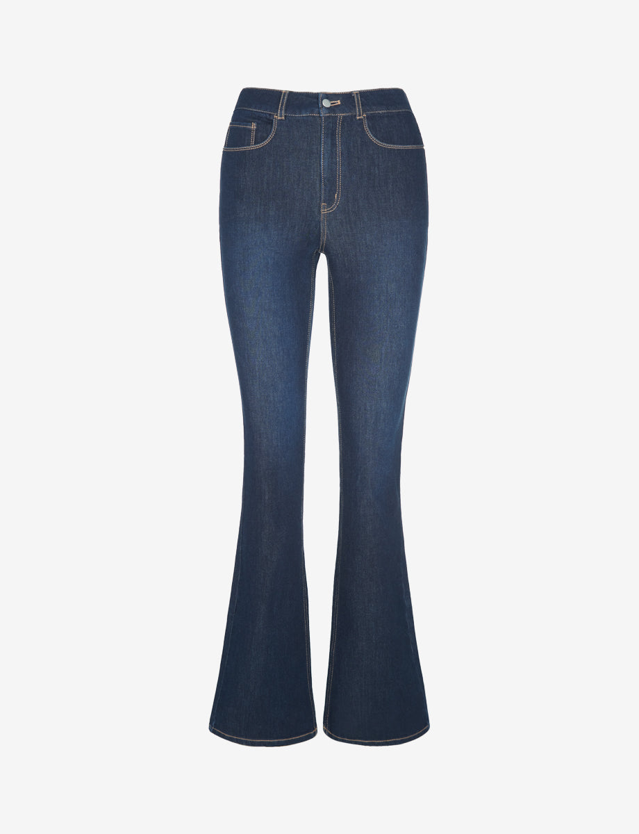 Do It All Denim High-Rise Flared Jean