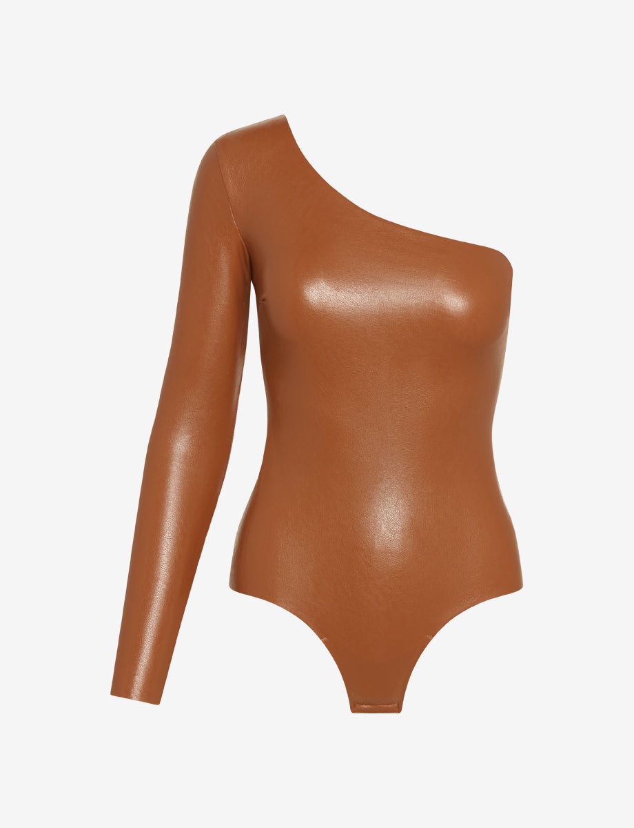 Buy superdown Brielle Faux Leather Bodysuit online
