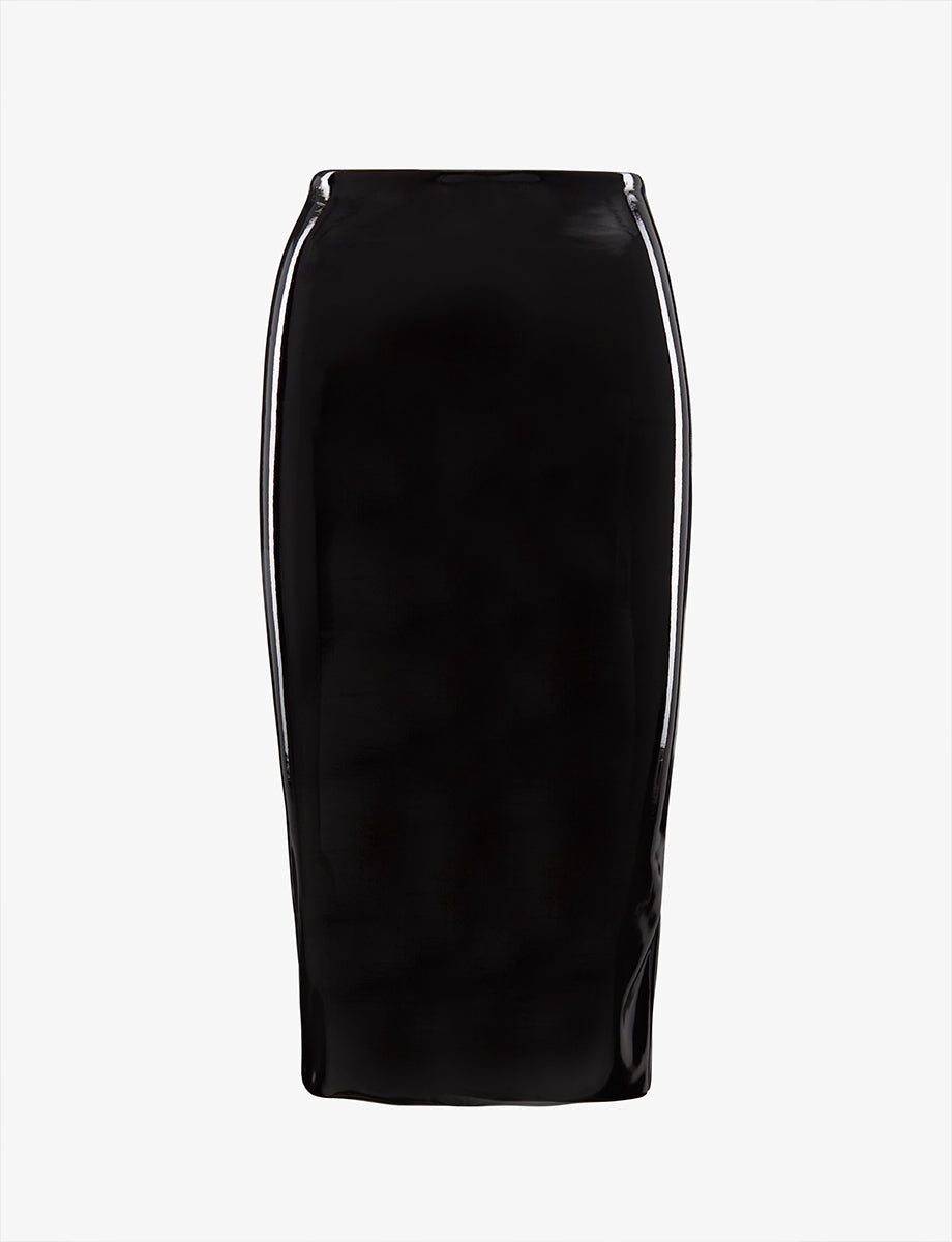Commando Faux Patent Leather Mini Skirt - An Intimate Affaire