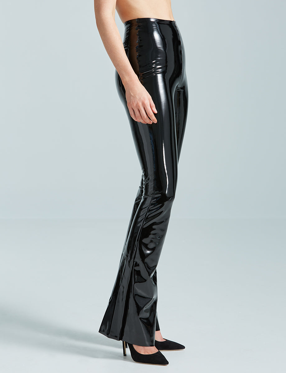 FAUX PATENT LEATHER LEGGING WITH PERFECT CONTROL