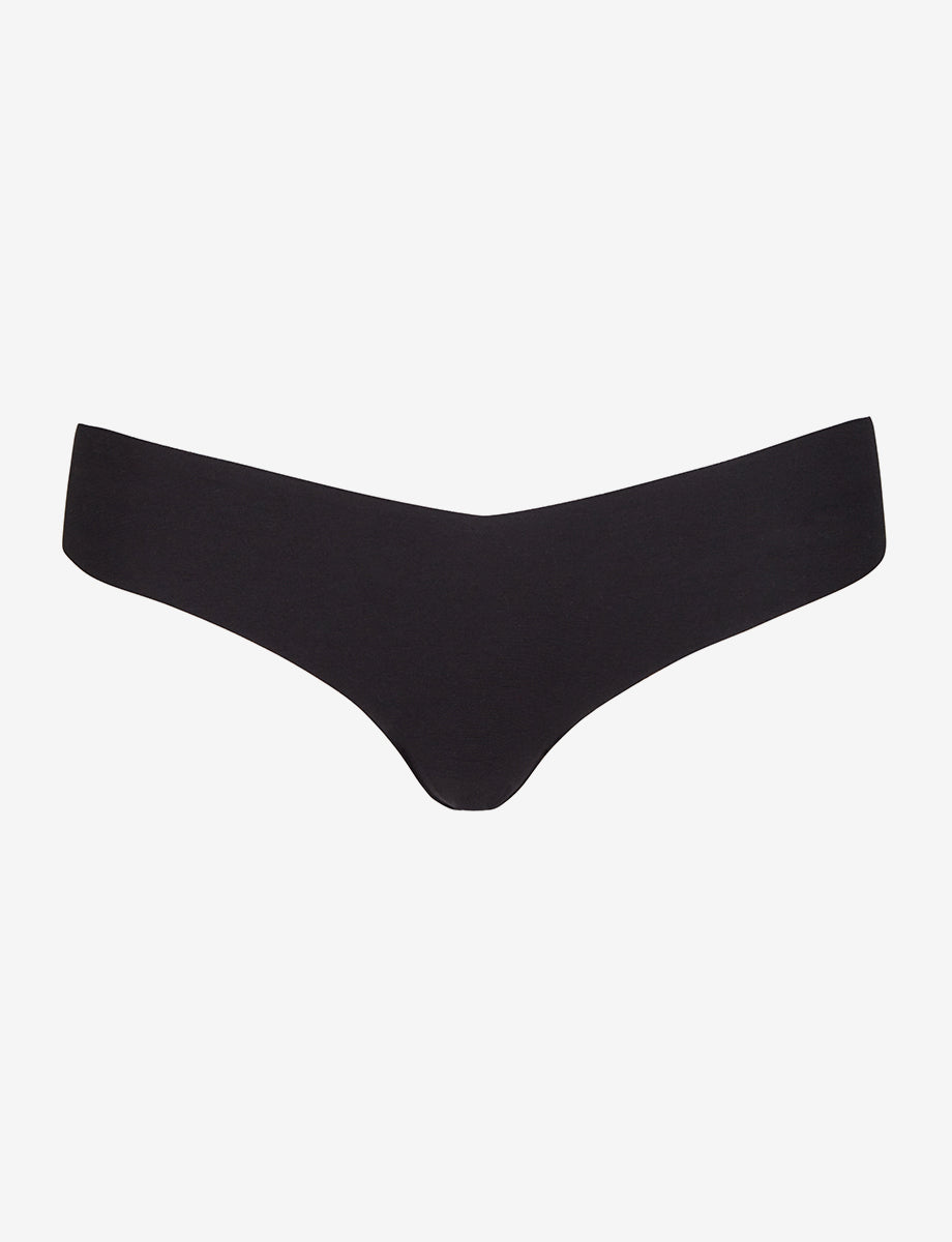 No-Show Thong Panty, Black, XL - Women's Panties - Victoria's