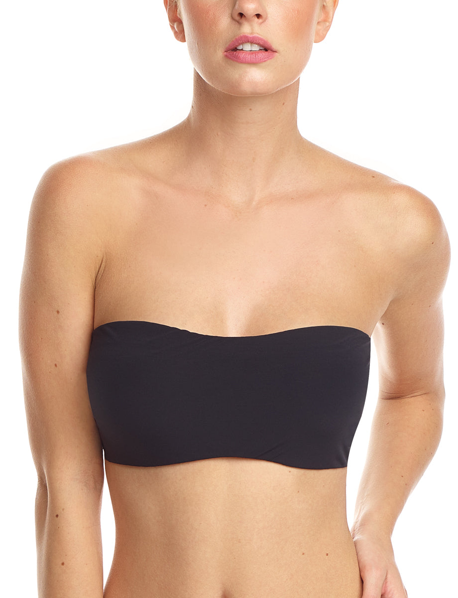 Women's Lace Bandeau Tube Crop Top Stretch Lined (S, Black) at   Women's Clothing store: Bras