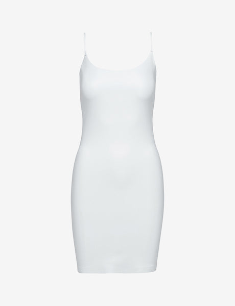 Faux Leather Cami Dress Extra Small White