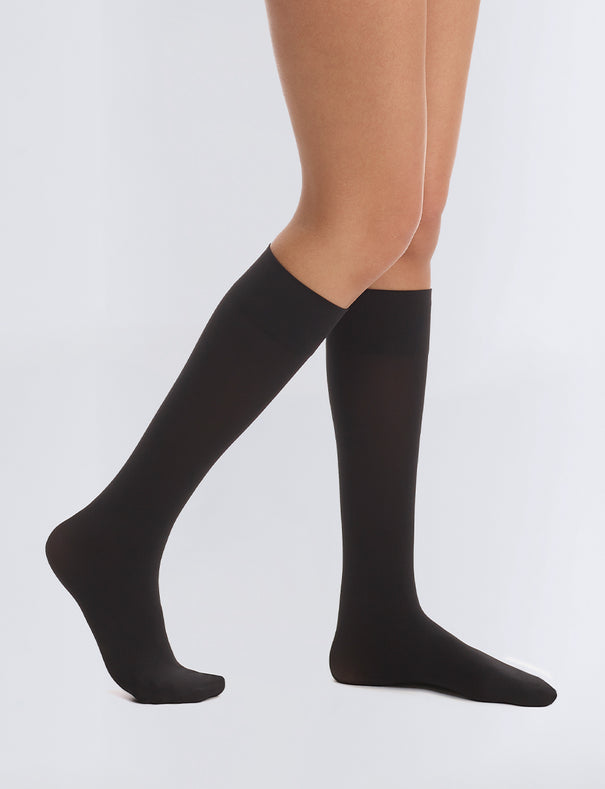 Opaque knee high trouser socks best sale