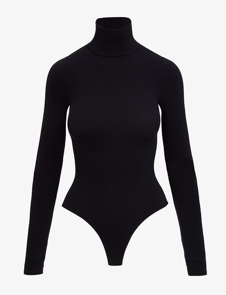 Women's Turtleneck Bodysuit Shapewear Long Sleeve Body Shaper